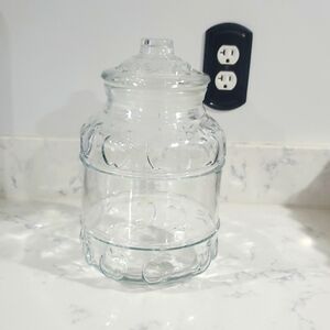 Vintage Kig 70/80s Glass Cookie Jar